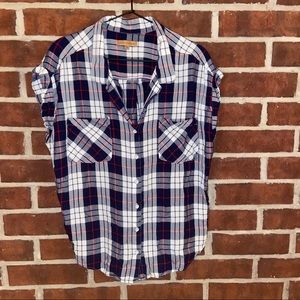 JACHS Girlfriend Flannel Top